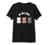 in My Zen Funny Cute Bears Kawaii Yoga Bear Stress Free Premium Tri-Blend T-Shirt