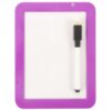 INOOMP Magnetic Colored Dry Erase Board for Fridge and Computer, Sturdy Ps Material with Curl-Resistant Design, for Home and Office Planning and Message Organization Random Color