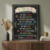 In Our Class Classroom Rules Poster Teacher Wall Decor 5