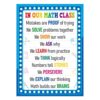 In Our Math Class Metal Tin Sign Poster - Growth Mindset Classroom Decorations for Elementary Middle High School Educational Motivational Bulletin Board Wall Decor 8″*12″"