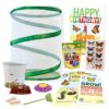 Insect Lore Butterfly Garden Birthday Kit - Includes Birthday Card for Recipient - STEM Gift for Kids - Raise and Release Live Caterpillars