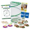 Insect Lore Easy 25 Butterfly Garden Pavilion Growing Kit - 25 Baby Caterpillars, Pavilion Habitat, Chrys-a-lids, Food & Supplies - Raise and Release Painted Lady Butterflies