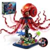 INSOON Mechanical Octopus Building Set with Lights, Movable Sea Animal Toy