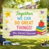 Inspirational Together We Can Do Great Things Classroom Tapestry