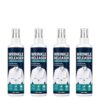 Instant Wrinkle Releaser Spray,Wrinkle Release Spray Travel Size,Static Guard Spray,No Ironing Needed for Shirts, Dresses & Business Trips (4)