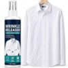 Instant Wrinkle Releaser Spray,Wrinkle Release Spray Travel Size,Static Guard Spray,No Ironing Needed for Shirts, Dresses & Business Trips (1)