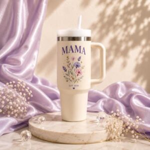 Insulated Tumbler 40 oz for Mamas, Hot & Cold Drinks