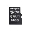Integral 64GB Twin Pack microSD Memory Card Premium High Speed 4K Video- up to 100MB/s Read, 50MB/s Write, UHS-I, U3, V30, Class 10, A1 App Performance - Smartphones, Tablets, Drones, Game Consoles