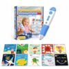 Interactive Nursery Rhyme Pen with 10 Audio Books for Kids Ages 3-5 Tap to Listen Screen-Free Learning Toy USB-C Rechargeable
