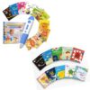 Interactive Reading Pen Set with 20 Books for Kids Ages 3-5 Includes 10 Storybooks & 10 Nursery Rhyme Books Screen-Free Audio Learning Toy USB-C Rechargeable