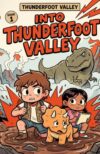Into Thunderfoot Valley: A T. Rex Dinosaur Adventure Chapter Book for Kids Ages 6-9 (Thunderfoot Valley, Book 1)