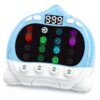 Intoypad Pop the Soccer Fidget Toy for Kids, 4 Modes Light Up Quick Push Sensory Toys Fun Multiplayer Game with Link Cable Handheld Road Trip Travel Car Games Birthday Gifts Toys for Boys Girls