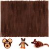 IOOLEEM 200pcs Brown Pipe Cleaners Bulk for Crafts