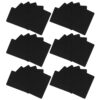 Ipetboom 100pcs Black Blank Cardstock Paper for DIY Crafts and Creativity, Mini Flash Cards with Ink Smudge Prevention and Easy Classification, Sturdy Black Paper Sheets for Invitations