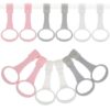 Ipetboom 6pcs Pull Up Rings Crib Pull Ring Infant Bed Nursery for Home Use Toddler Stand Handle