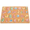Ipetboom Montessori Wooden Alphabet & Number Puzzle Board for Toddlers, Educational Early Learning Toy for Preschool Kids, Fine Motor Skills Cognitive Development Game, Safe Wooden Learning Toy