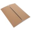 Ipetboom Poster Board Corrugated Paper 4pcs Trifold 24x16 Inch White Portable and Lightweight Cardboard Presentation Boards for School Projects and Classroom Events