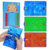 IPIDIPI TOYS Gel-Filled Maze Puzzle, Pack of 3, Quiet Sensory Squishy Fidget Toy for All Ages, Tactile Gel Pads, Party Favors & Classroom Prizes, Autism-Friendly Gift