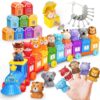 IPOURUP Kids Train Matching Toys with Locks & Keys | Counting & Sorting Trains Set Toddler Montessori Learning Toys for 2-5 Year Old Boys