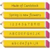 Ireer 100 Pcs Pencil Sentence Strips for Classroom Teacher Supplies 3 x 24 in Lined Thick Paper Word Learning Strips Handwriting Practice Learning Tools for Classroom Offices School Writing Supplies