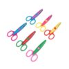 Irfora Craft Scissors for Kids 6 Unique Patterns with Safety Blades Perfect for Scrapbooking Projects At Home