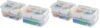 IRIS USA 1 Qt. Plastic Storage Bins with Lids, 4 Pack, Craft Storage Container, Sensory Bin, Organizing Containers for Home, Office & Art Supplies, Stackable, White