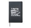 I Shot The Early Bird This Morning It Was Self Defense Hardcover Journal, Black