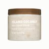Island Coconut Body Scrub – Pack 2 - Luxury Exfoliating Sugar Scrub for Soft, Glowing Skin – Hydrating Body Polish with Tropical Coconut Scent for Women, 18 oz (2)