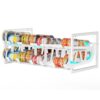 iSPECLE Can Organizer for Pantry - Auto-Rolling, Expands to Hold 60 Cans