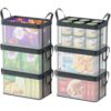 iSPECLE Deep Freezer Organizer Bins - for 5-7 Cu.Ft Chest Freezers, 6 Pack
