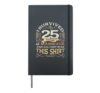 I Survived 25 Years Of Marriage Wedding 25th Anniversary Hardcover Journal, Black