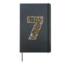 Italian Brainrot Birthday 7 Age Meme 7th Kids Boys Girls Hardcover Journal, Black