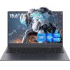 ITAMRYO 15.6" Laptop, 12GB DDR5 RAM 256GB SATA3 SSD, N95 Quad Core, Win 11