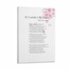 It Couldn't Be Done Motivational Poem Poster 9 Canvas for Living Room Bedroom Decor 08x12inch(20x30cm) Frame-style