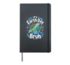 It´s Earth Day Bruh Teacher Earth Hardcover Journal, Black