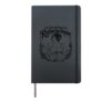 It's Giving Rubinesque Modern Black Print Hardcover Journal, Black
