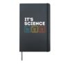 It's Science Bruh Funny Table of Elements Nerdy Bro Humor Hardcover Journal, Black