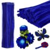 Iuuidu 200PCS Pipe Cleaners, Royal Blue Pipe Cleaners Chenille Stem
