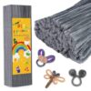 Iuuidu Pipe Cleaners Chenille Stem, 300PCS Pipe Cleaners Craft Supplies