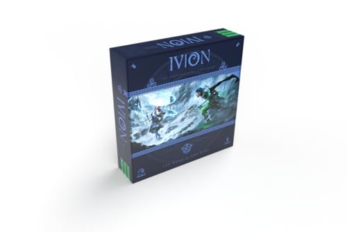IVION: The Rune and The Rime | APE Games | Board Game | 2 Players | 20-60 Minutes | Ages 14+ | Fantasy | Hero Dueling | Deck Building | Cross Compatible | Season 2 | Aislyn Hall and Aaron Shaw