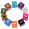 IWOWHERO 10pcs Acrylic Dice for Learning Math Teaching Supplies Small and Lightweight Dice Game Educational for Classroom and Photography Use