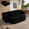 IZLKQC 75" Folding Boneless Couch Bed, Floor Sofa Bed