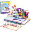 JAKI 3D Building Block Greeting Card – Foldable 3D Block Set