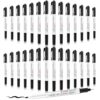Janlaugh 30 Pcs Alcohol Resistant Laboratory Markers, Black Dual Head Permanent Freezer Pens with 0.5mm Fine Point and 1.0mm Makers Tip, Designed for Industrial, Lab and Hospital Use (Black)
