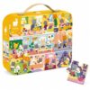 Janod - The Rituals Daily Puzzles for Kids Ages 3-5 - 24 Pieces 50 x 40 cm, Cardboard Puzzle, Sturdy Puzzle Box and Poster, Educational Toys Gift for Kids and