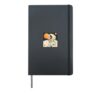 Japanese Astronaut Planet Outerspace Exploration Japan Hardcover Journal, Black