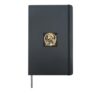 Japanese Astronaut Planet Outerspace Exploration Japan Hardcover Journal, Black