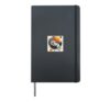 Japanese Astronaut Planet Outerspace Exploration Japan Hardcover Journal, Black