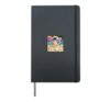 Japanese Astronaut Planet Outerspace Exploration Japan Hardcover Journal, Black