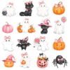JarThenaAMCS 48 Pcs Halloween Cutouts Paper Cutting, Cute Pumpkin Ghost
